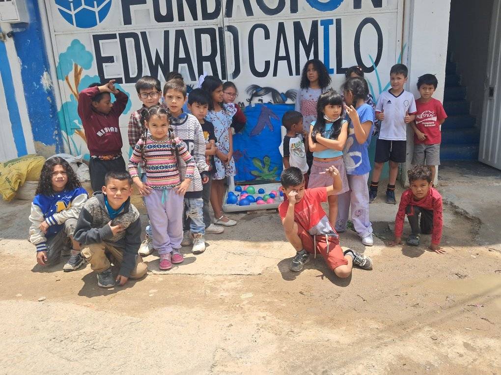 Niños de la Fundación Edward Camilo en Soacha